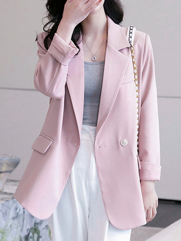 Airchics blazer double boutonnage avec poches femme mode